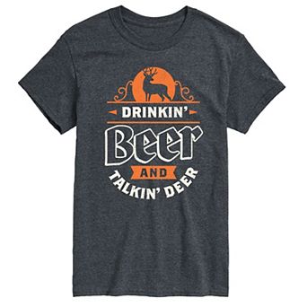 Big & Tall Drinkin Beer Talkin Deer Tee
