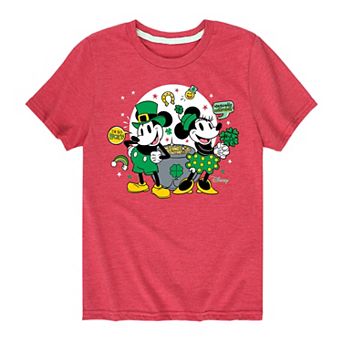 Disney's Mickey Mouse Boys 8-20 Minnie Gold Pot Graphic Tee
