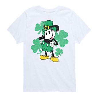 Disney's Mickey Mouse Boys 8-20 Leprechaun Mickey Graphic Tee