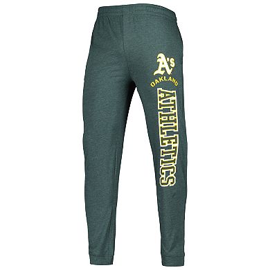 Men's Concepts Sport Green Oakland Athletics Inertia Raglan Long Sleeve Henley T-Shirt