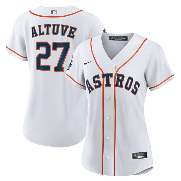 Women's Nike Jose Altuve White Houston Astros 2022 World Series