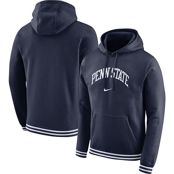 Men's Nike Navy Penn State Nittany Lions Sketch Retro Pullover Hoodie