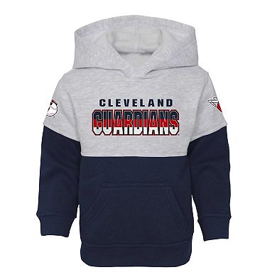 Toddler Navy/Heather Gray Cleveland Guardians Two-Piece Playmaker Set