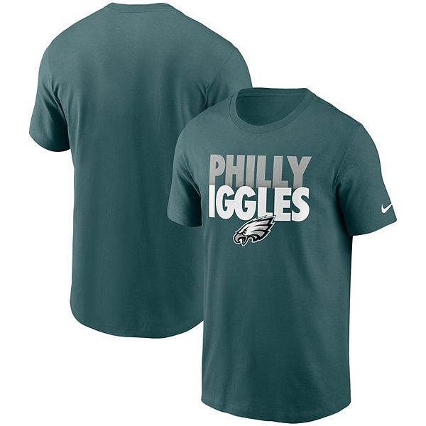 Men's Nike Midnight Green Philadelphia Eagles Hometown Collection Iggles  T-Shirt