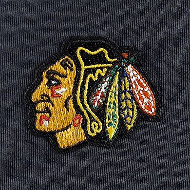 Women's Antigua Black/Gray Chicago Blackhawks Protect Full-Zip Jacket