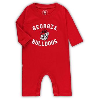 Infant Wes & Willy Red Georgia Bulldogs Core Long Sleeve Jumper