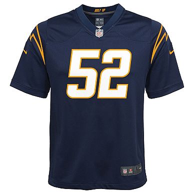 Youth Nike Khalil Mack Navy Los Angeles Chargers Alternate Game Jersey