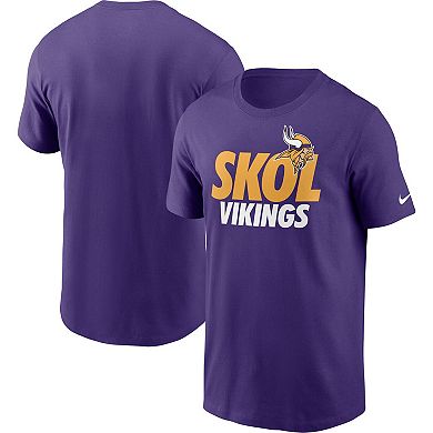 Men's Nike Purple Minnesota Vikings Hometown Collection Skol T-Shirt