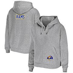 Los Angeles Rams New Era Women's Raglan Full-Zip Hoodie - Camo