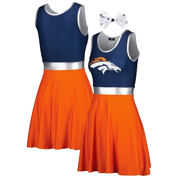 Denver Broncos Girls Preschool Spirit Cheerleader Two-Piece Set with  Bloomers - Orange