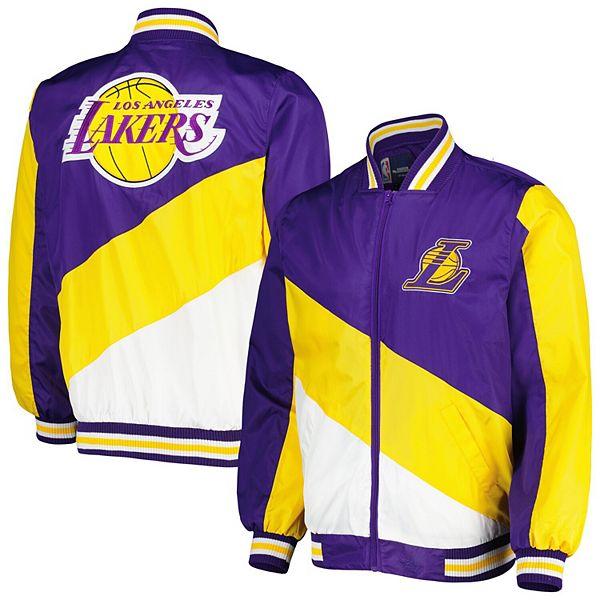 Nike Los Angeles Lakers Courtside Mens Lightweight Jacket Purple