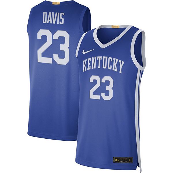 Men s Nike Anthony Davis Royal Kentucky Wildcats Limited Basketball Jersey