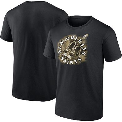 Men's Fanatics Branded Black New Orleans Saints Big & Tall Sporting Chance T-Shirt
