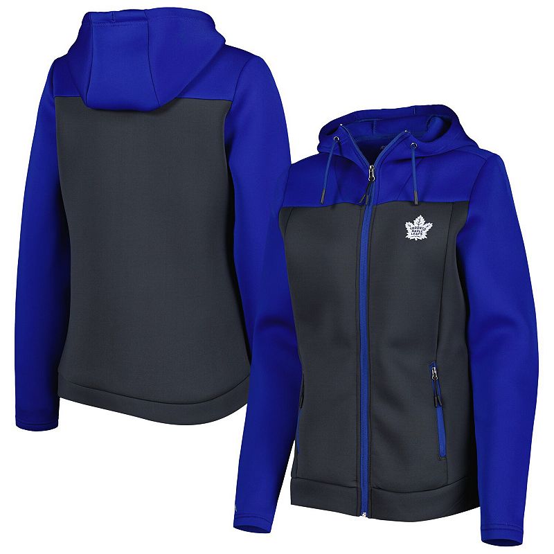 Womens Antigua Blue/Gray Toronto Maple Leafs Protect Full-Zip Jacket, Size