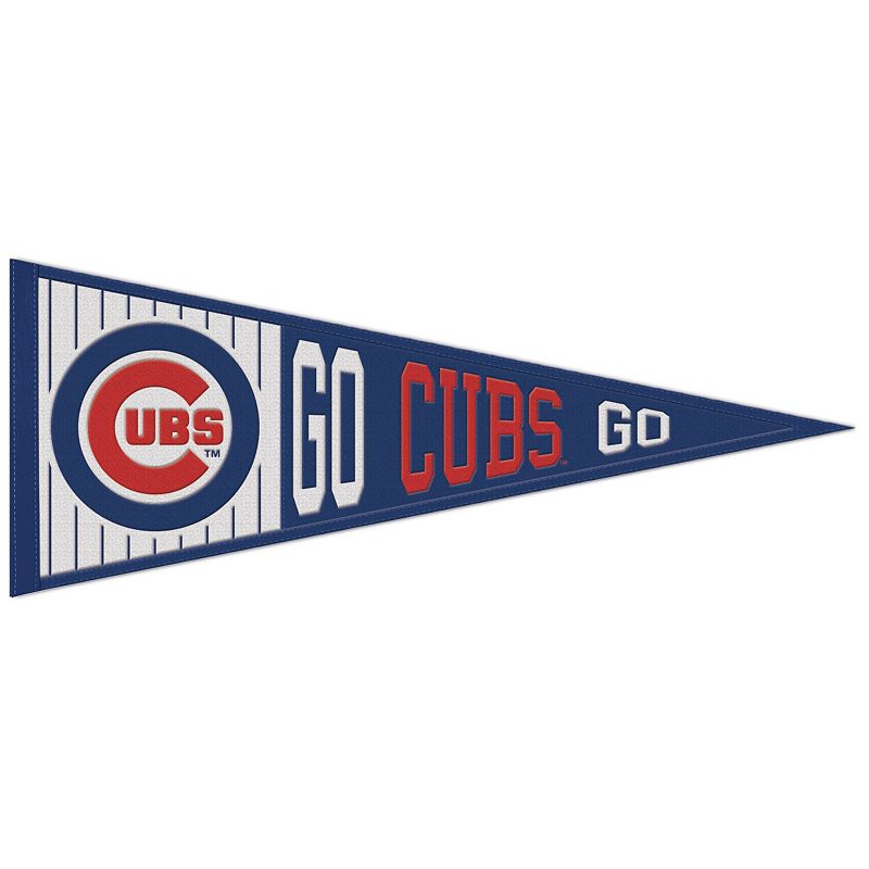 WinCraft Chicago Cubs 13" x 32" Slogan Pennant, Team