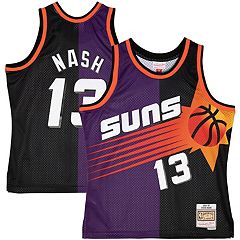 Men's Mitchell & Ness Steve Nash Black Phoenix Suns Big Tall 1996-97 NBA 75th Anniversary Diamond Swingman Jersey