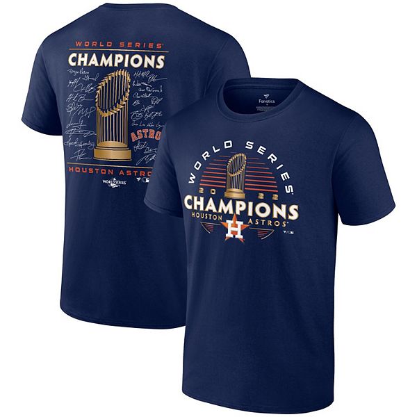 Houston Astros Fanatics Branded Women's 2022 World Series Champions Jersey  Roster V-Neck T-Shirt - Black