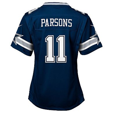 Girls Youth Nike Micah Parsons Navy Dallas Cowboys Game Jersey