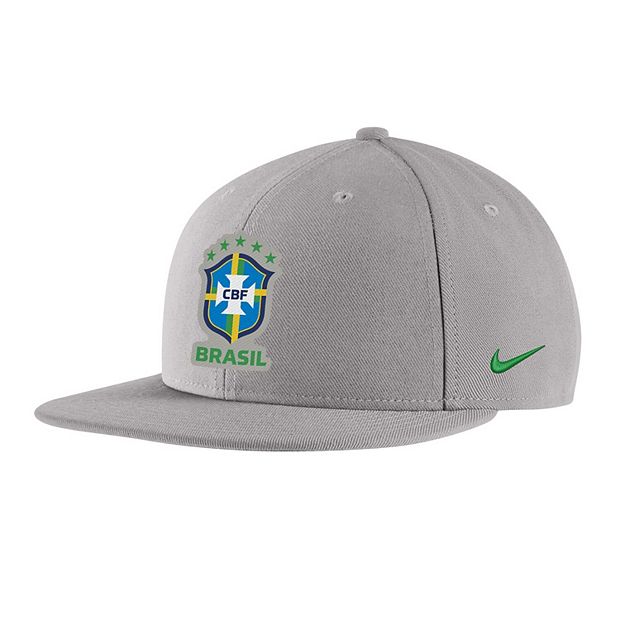 Men's Nike Gray Brazil National Team Pro Snapback Hat
