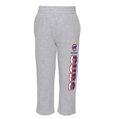 Toddler Royal/Heather Gray Chicago Cubs Two-Piece Playmaker Set