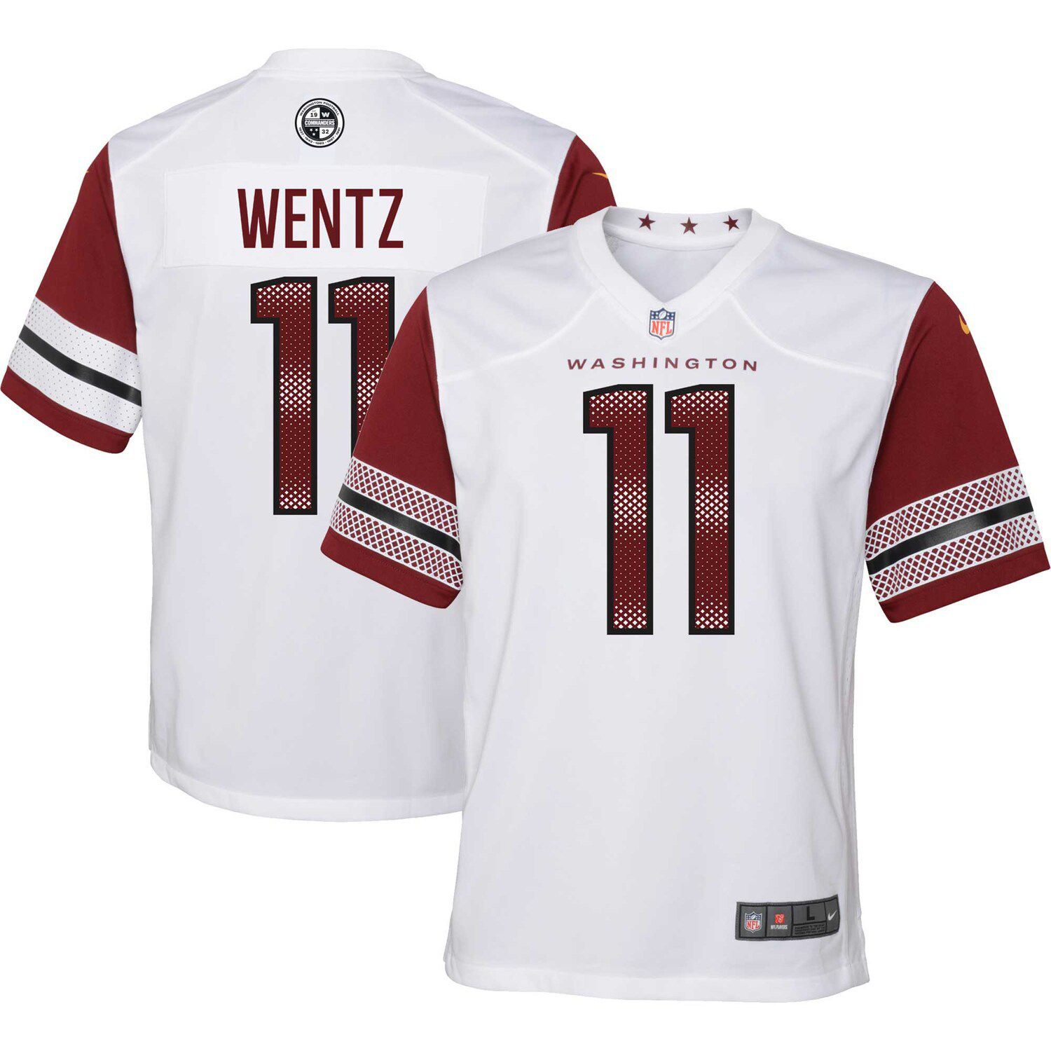 Men's Washington Commanders Montez Sweat Nike White Game Jersey