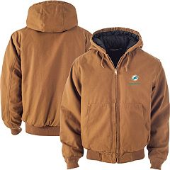 Miami Dolphins Dunbrooke Logo Legacy Stadium Full-Zip Jacket- Black