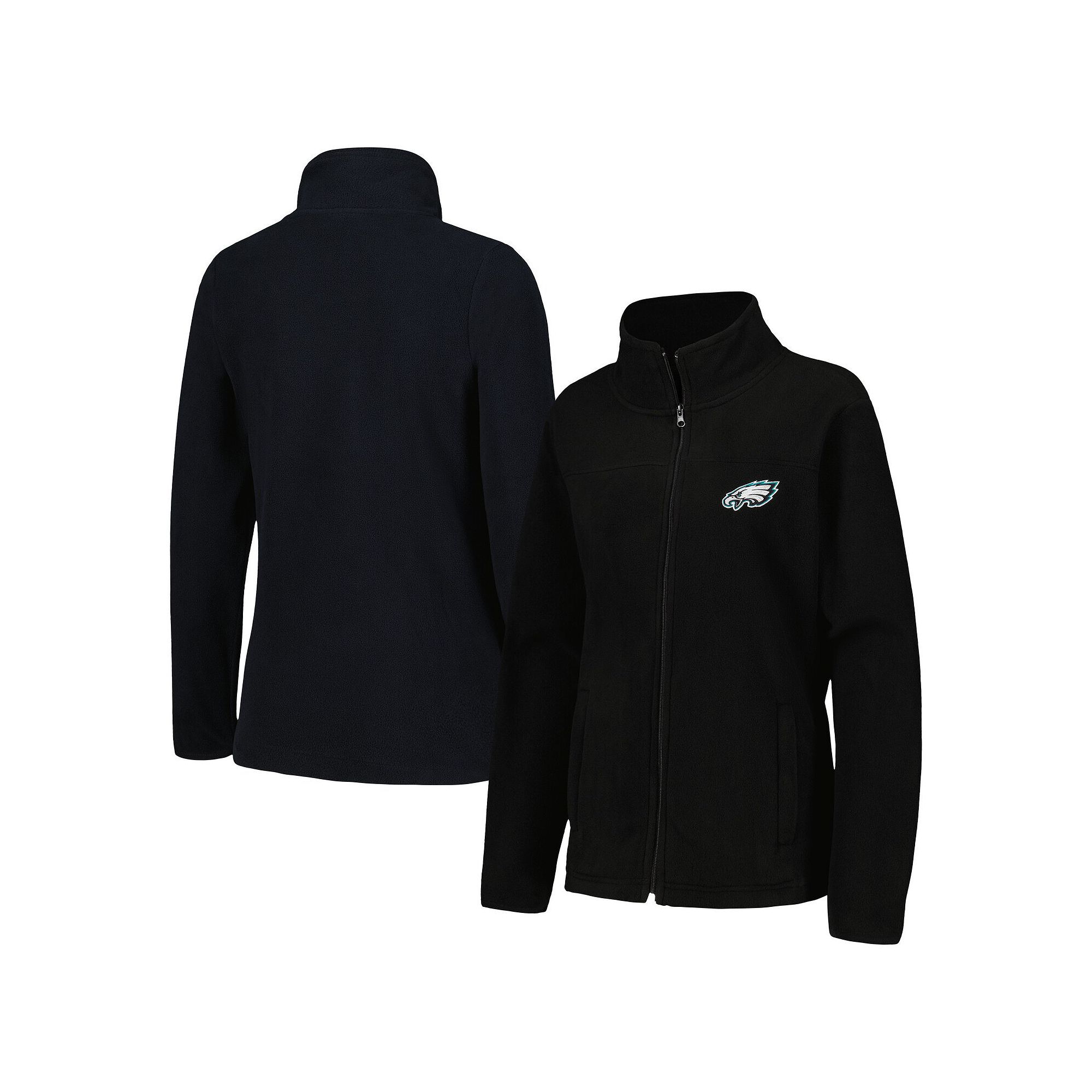 Womens Dunbrooke Black Philadelphia Eagles Hayden Polar Fleece Full-Zip Ja