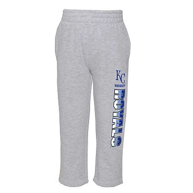 Toddler Royal/Heather Gray Kansas City Royals Two-Piece Playmaker Set