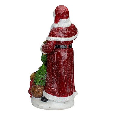 11.5" Santa Claus with Nice and Naughty List Christmas Tabletop Figurine