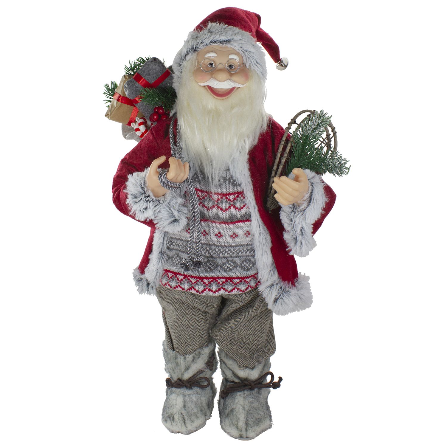 Sunnydaze Santa Boots Statue Indoor/Outdoor Christmas Decor - 13