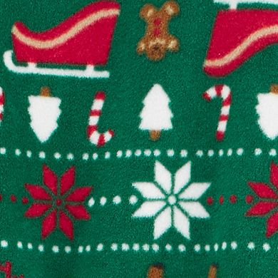 Baby Carter's Fair Isle One-Piece Footed Pajamas