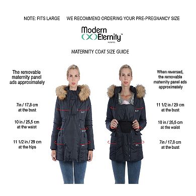 3in1 Penelope Long Waterproof Maternity Coat