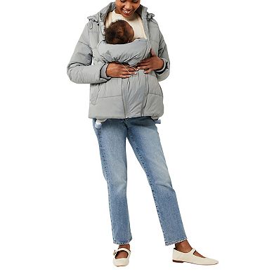 3in1 Leia Quilted Maternity Hybrid Puffer Jacket