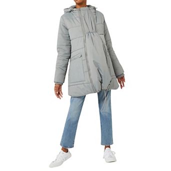 3 in Gianna Waterproof Maternity Coat