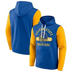 Golden State Warriors Nike Women's Courtside Cropped Pullover Hoodie - Gold