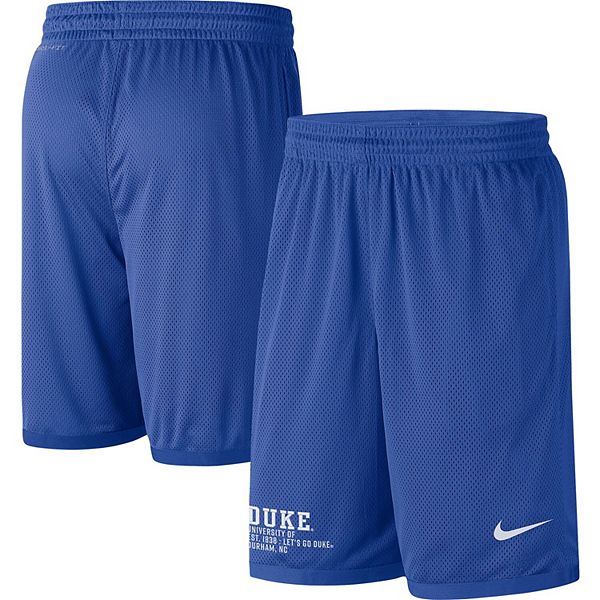 Men's Nike Royal Duke Blue Devils Performance Mesh Shorts