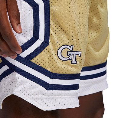 Men's adidas Gold Georgia Tech Yellow Jackets Swingman AEROREADY Basketball Shorts