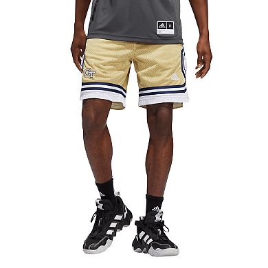 Men's adidas Gold Georgia Tech Yellow Jackets Swingman AEROREADY Basketball Shorts