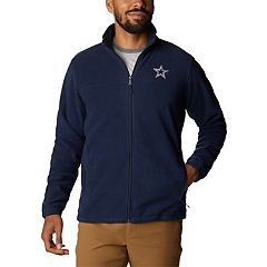 The Wild Collective Men's Navy Dallas Cowboys Metallic Bomber Full-Snap  Jacket - Macy's