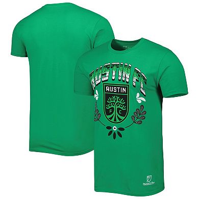 Men's Mitchell & Ness Green Austin FC Serape T-Shirt