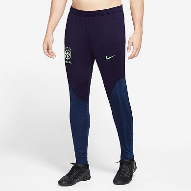 Men's Nike Navy Brazil National Team Strike Performace Track Pants