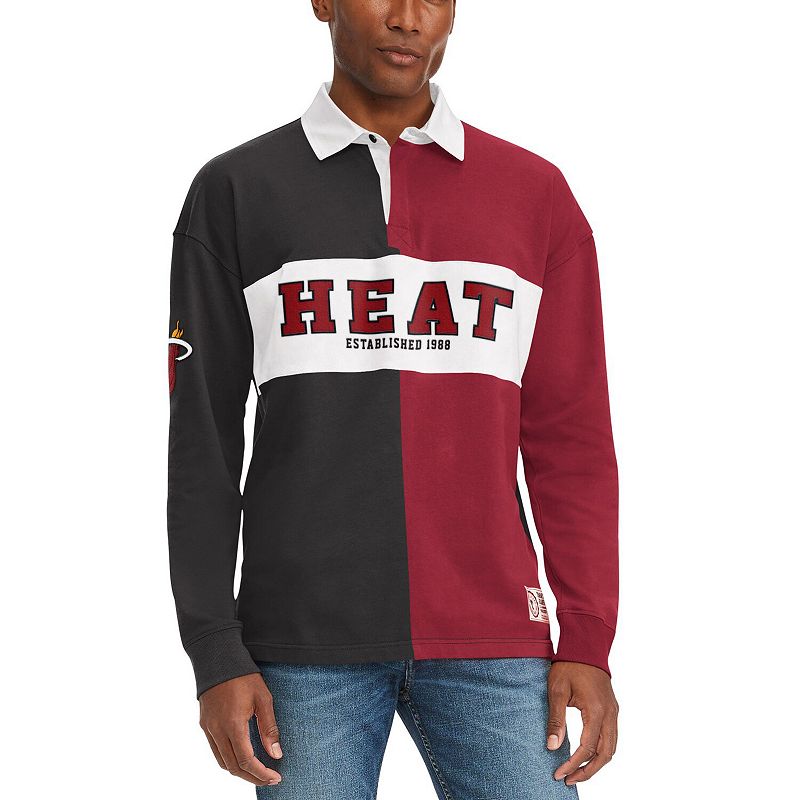 65247266 Mens Tommy Jeans Black/Red Miami Heat Ronnie Rugby sku 65247266