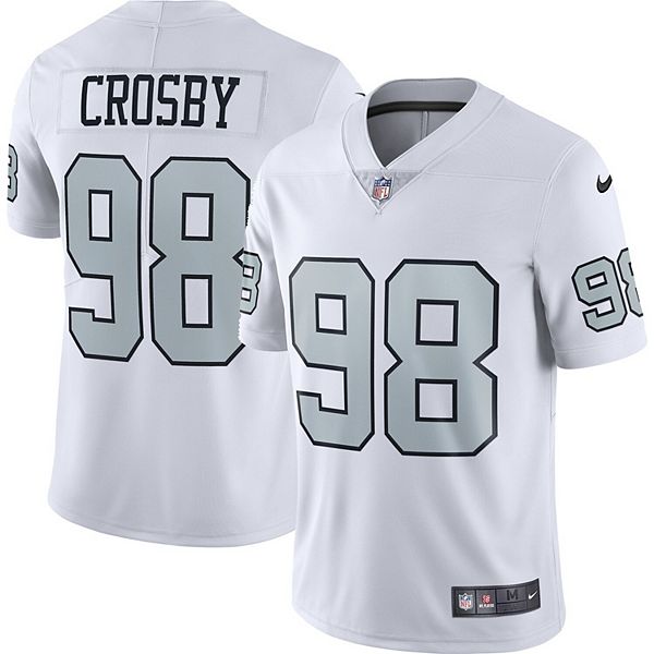 Men's Nike Maxx Crosby White Las Vegas Raiders Alternate Vapor Limited  Jersey