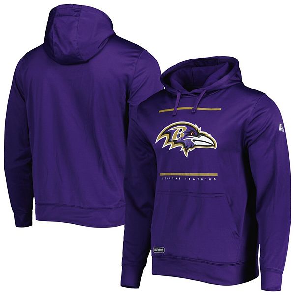 Men's New Era Purple Baltimore Ravens Combine Authentic Split Defense ...