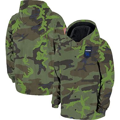 Men's Nike Camo Kentucky Wildcats Hoodie Full-Snap Jacket