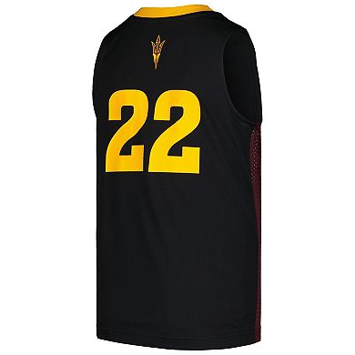 Youth adidas #22 Black Arizona State Sun Devils Swingman Jersey