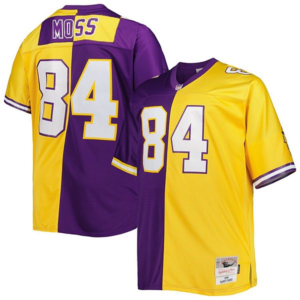 Men's Mitchell & Ness Randy Moss Black Minnesota Vikings Retired