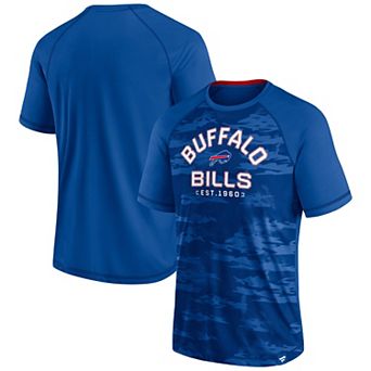 Men's Fanatics Branded Royal Buffalo Bills Hail Mary Raglan T-Shirt