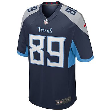 Men's Nike Frank Wycheck Navy Tennessee Titans Game Retired Player Jersey