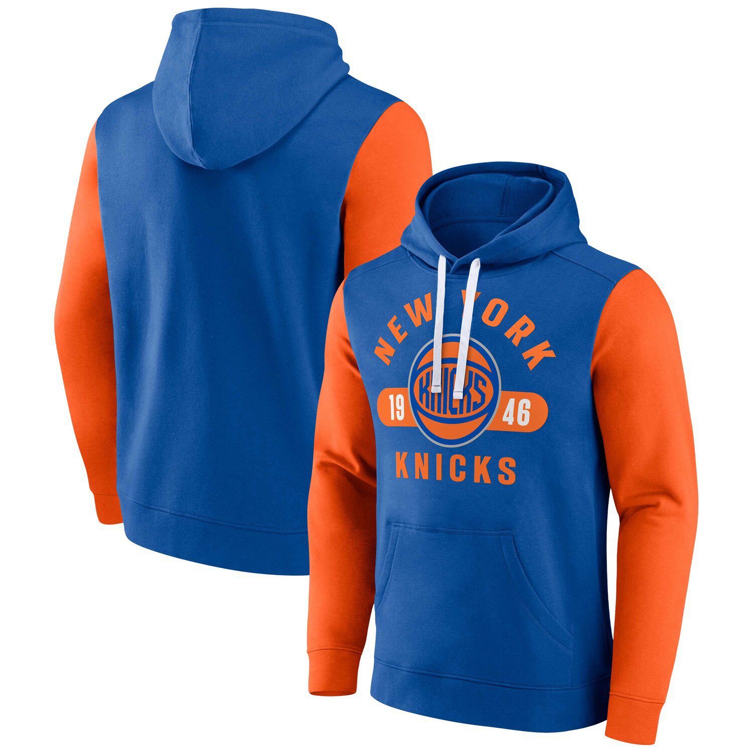 Lids Patrick Ewing New York Knicks Mitchell & Ness Big Tall Name Number  Short Sleeve Hoodie - Blue/Orange